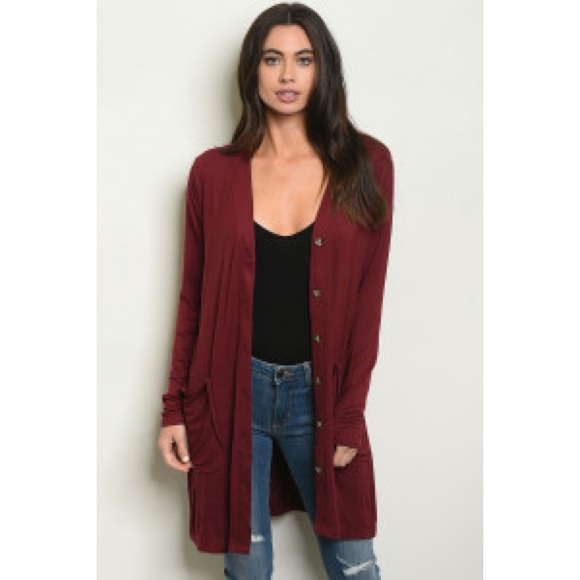Sweaters - ❣️ARRIVED❣️ “Atlas” burgundy cardigan Sweaters - ❣️ARRIVED❣️ “Atlas” burgundy cardigan
